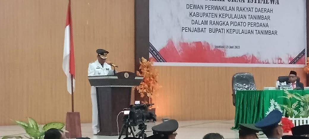 Moriolkossu Sampaikan Pidato Perdana di Hadapan DPRD dan Rakyat KKT