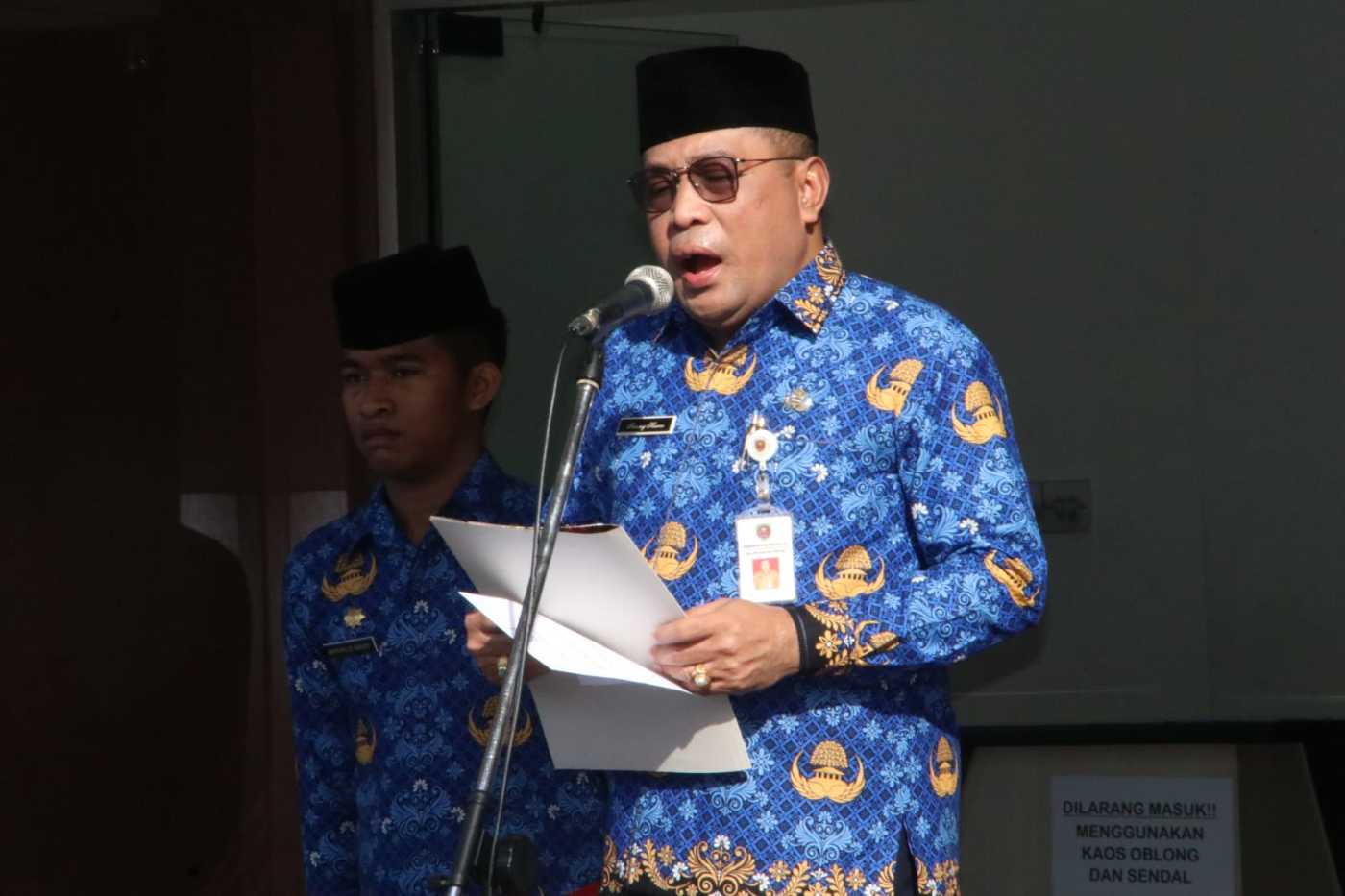 Ini Pesan Mensos Tri Risma Harini Yang Disampaikan Huwae Pada Peringatan Hari Pahlawan Lingkup Pemprov Maluku