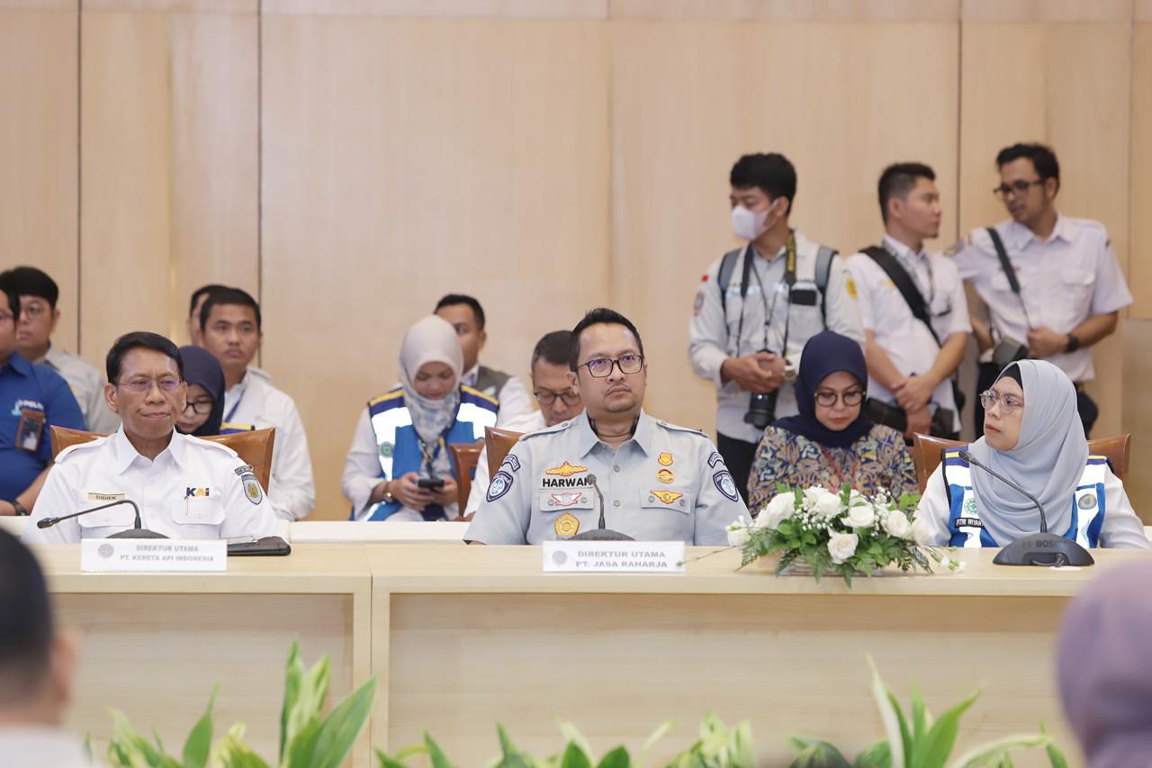 *Jasa Raharja Turut Serta dalam Pembukaan Posko Angkutan Lebaran 2024* 