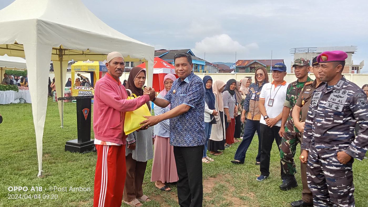 Bapanas Gelar Gerakan Pangan Murah di Negeri Batu Merah Ambon