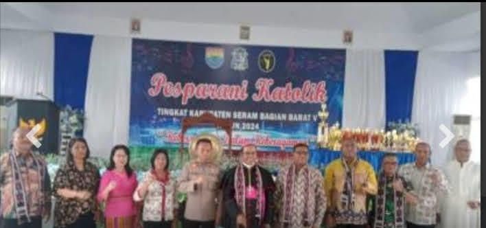 Pj Bupati SBB  Buka Lomba Pesparani Khatolik V 