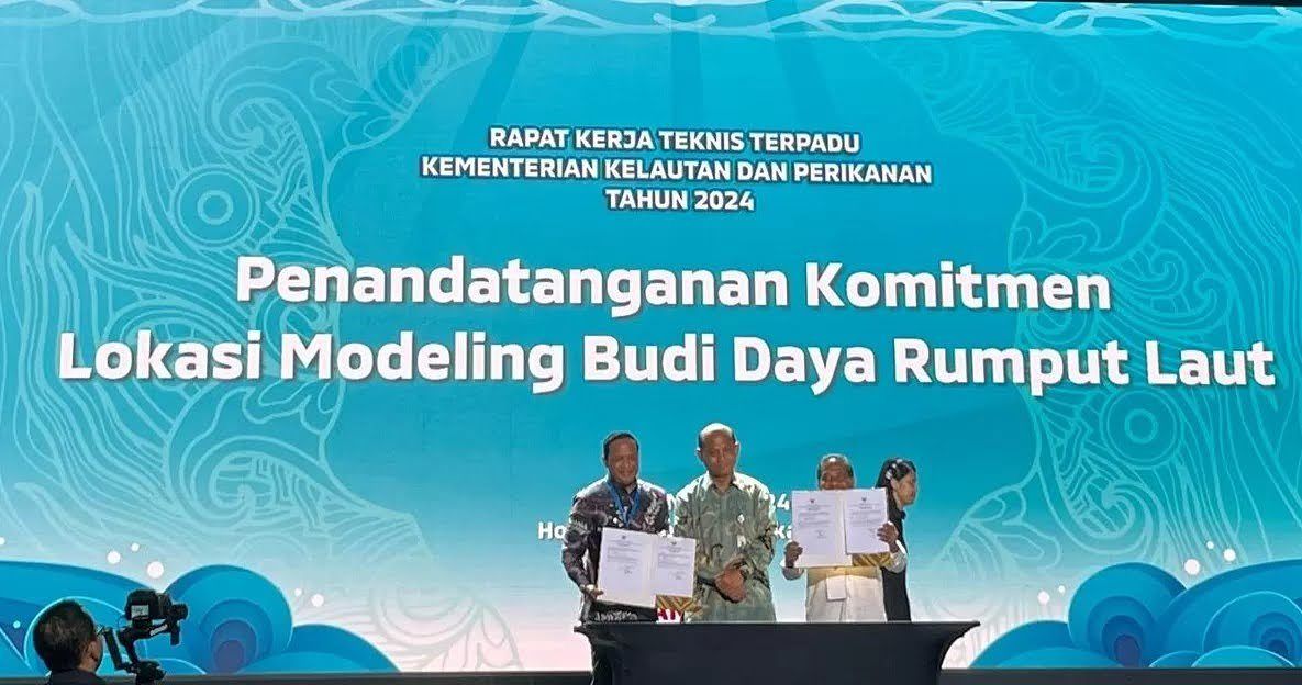 Bersama Rote Ndao, Kabupaten Malra Ditetapkan Jadi Lokasi Modeling Rumput Laut 2024