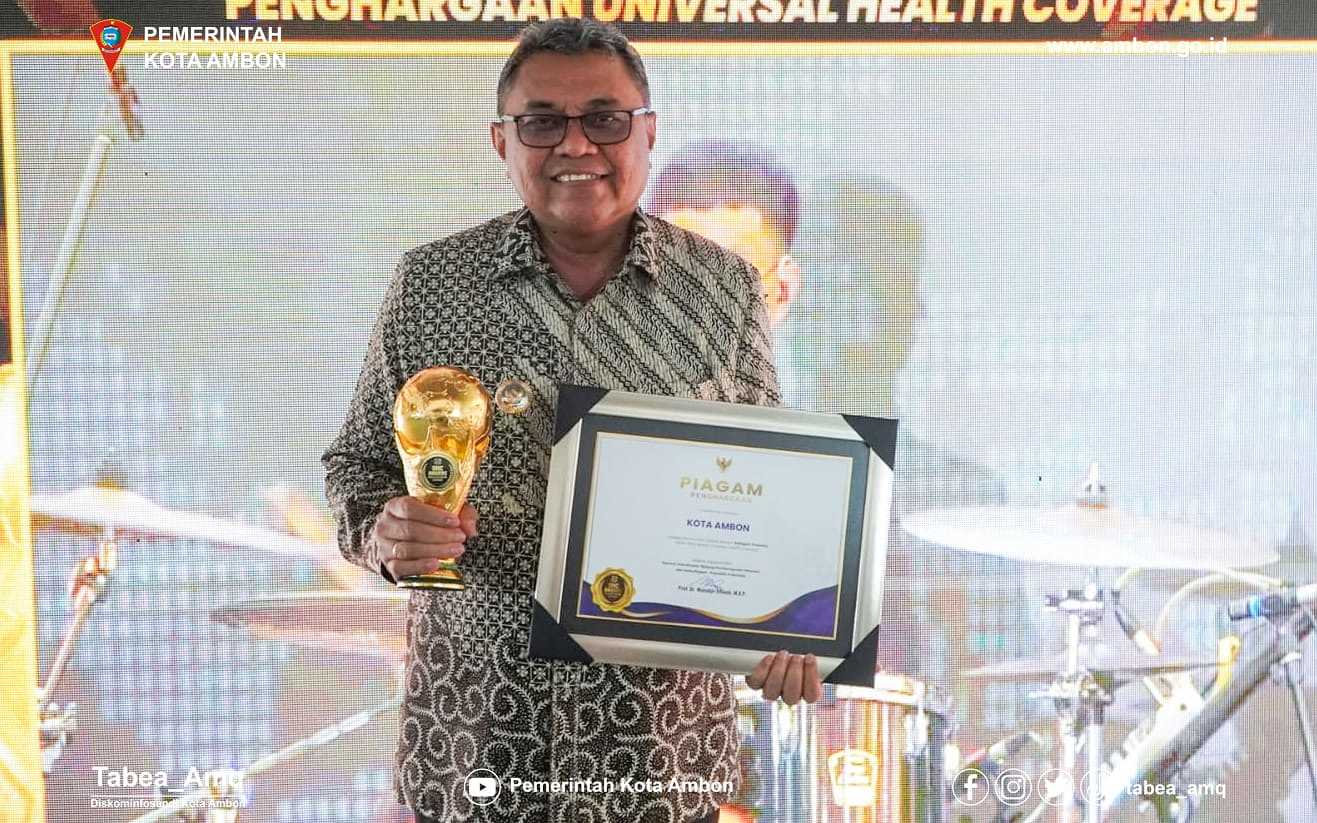 UHC Capai 98 Persen, Kota Ambon Raih Penghargaan 