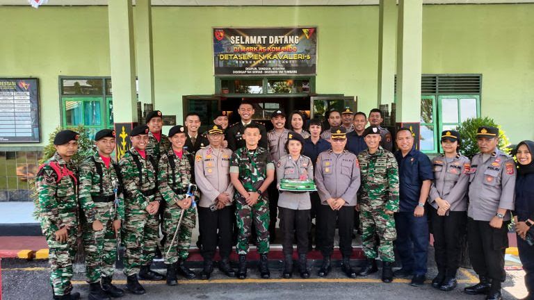 Meriahkan HUT TNI ke-78 Polresta Ambon dan Polsek Jajaran Berikan Suprise