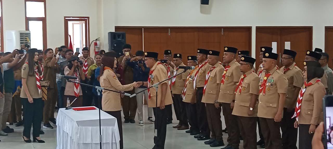 Pelantikan Mabicab Gerakan Pramuka Kota Ambon
