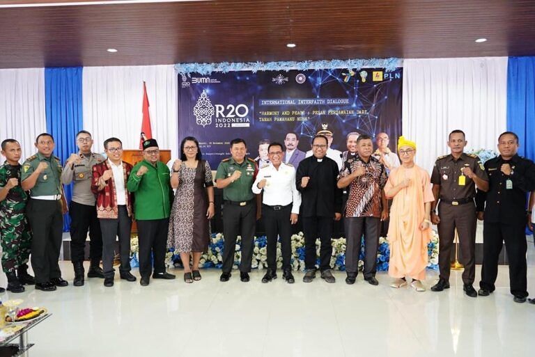 Dandim 1502/Masohi Hadiri Internasional Interfaith Dialogue Pesan Perdamaian Dari Tanah Pamahanusa