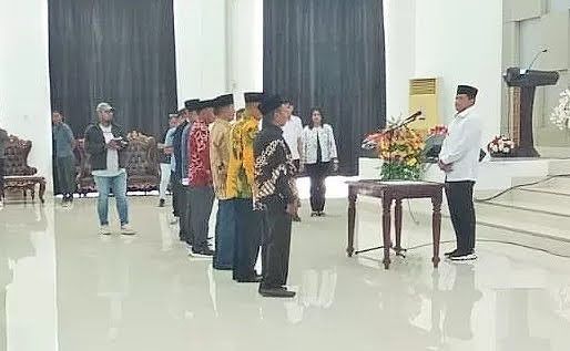 Lantik Pengurus Baznas Malra, Jasmono: Saya Percaya, Para Pengurus Dapat Menjaga Amanah