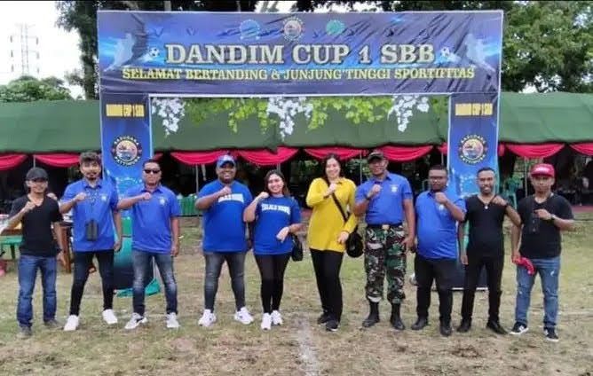 58 Tim Sepak Bola Siap Berlaga di Piala Dandim Cap 1 SBB