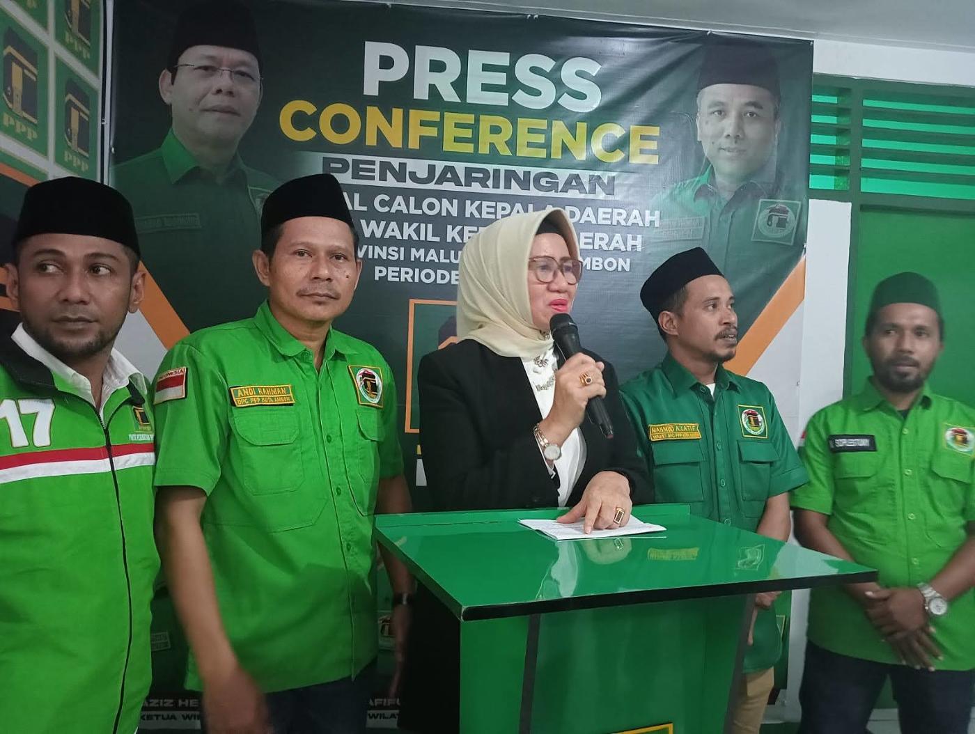 Ir Diana Padang.M.Si daftar di DPC Gerindra dan DPC PPP