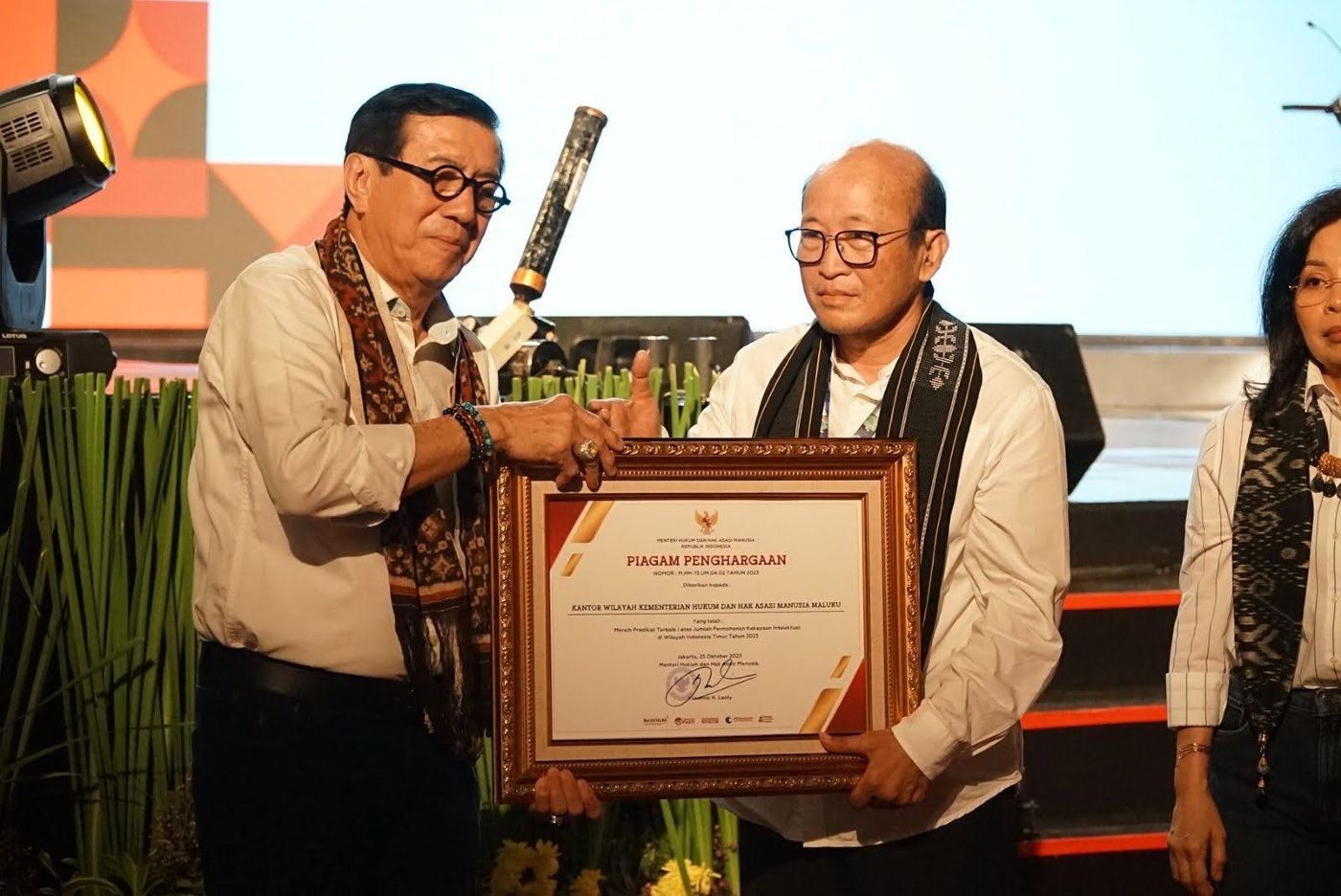 Sabet 2 Penghargaan, Kemenkumham Maluku Siap On Target di Tahun Indikasi Geografis 2024
