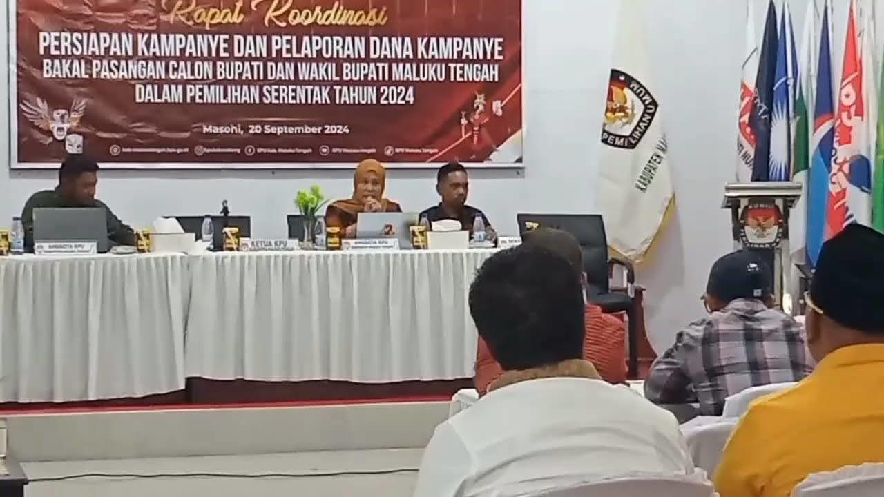 KPU Malteng Gelar Rakor Persiapan Kampanye