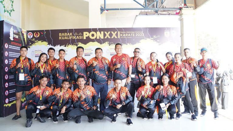 Agus Ririmase Pimpin 13 Karateka Maluku Tarung di BK PON XXI di Kalsel