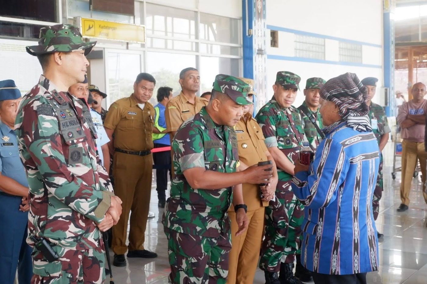 Tim Wasev Mabes TNI AD Tinjau Sasaran TMMD Kodim Saumlaki