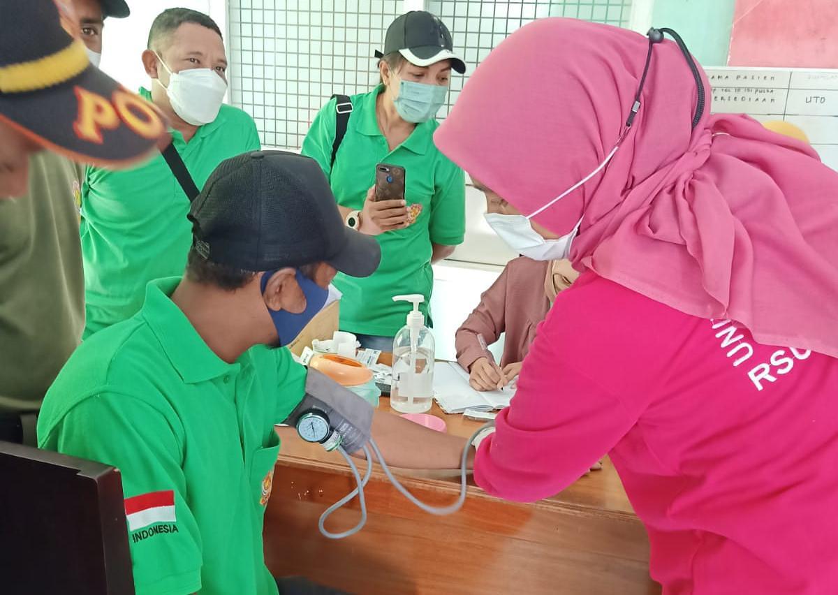 Jelang HUT Ke-72, Satpol PP Malteng Gelar Donor Darah