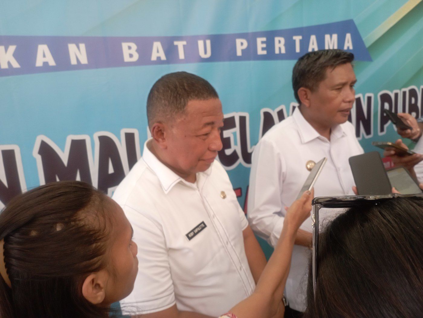 Wattimena Hadiri Acara Peletakan Batu Pertama Mall Pelayanan Publik Pemerintah Kota Ambon