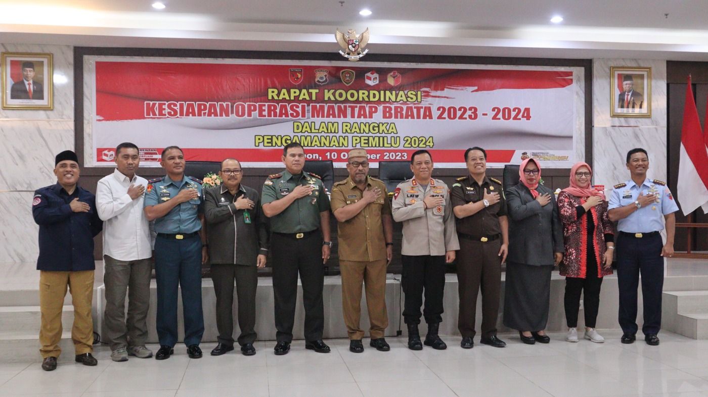 PENGAMANAN PEMILU 2024, GUBERNUR IKUTI RAKOR KESIAPAN OPERASI MANTAP BRATA 2023-2024