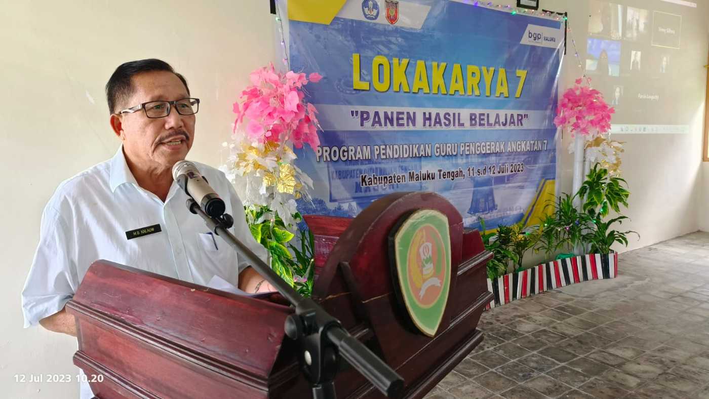 Bupati Apresiasi pelaksanaan Lokakarya bagi PPGP Angkatan Ke-7 Maluku Tengah