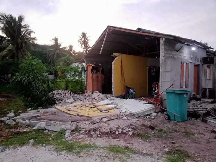 364 Rumah dan 14 Gereja Rusak Akibat Gempa di Tanimbar dan MBD