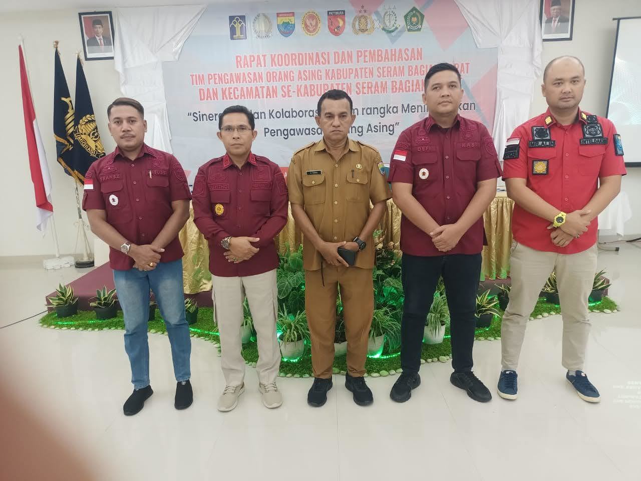 Imigrasi Keelas l TPl Ambon Gelar Rapat Timpora di Kab.SBB .