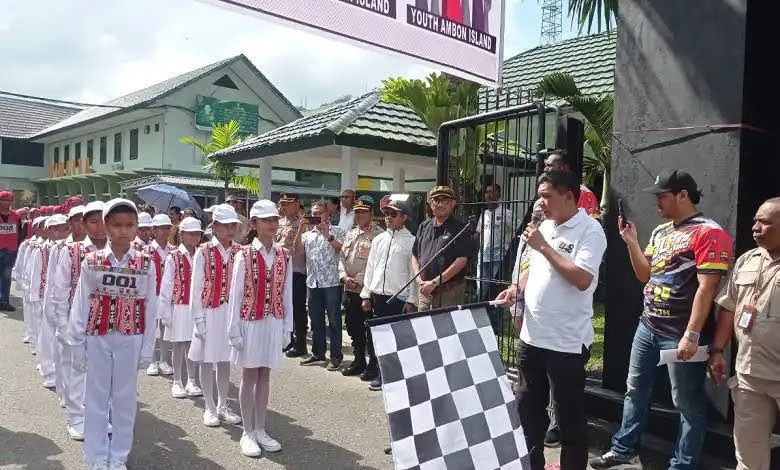 Wattimena Buka Kegiatan Lomba Baris Indah Peserta LGJI Youth Ambon Island Ta-2023