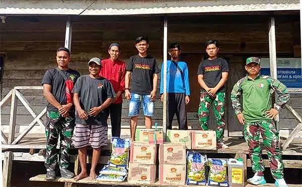 Peduli Kasih, Pos AURI Dobo Kembali Bantu Pondok Pesantren Hidayatullah