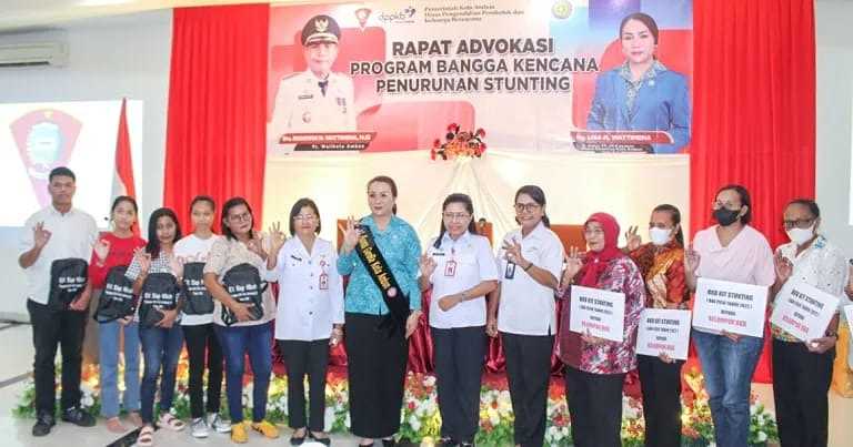 Advokasi Pemkot Ambon Gelar Rapat Bangga Kencana Guna Percepat Penurunan Stunting