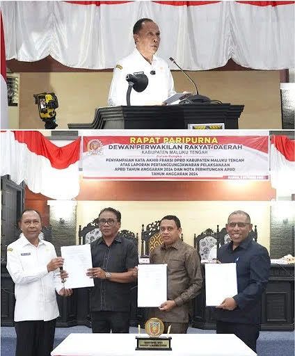 Pidato Bupati Malteng Pada Paripurna Penyampaian Kata Akhir Fraksi Atas APBD TA 2024