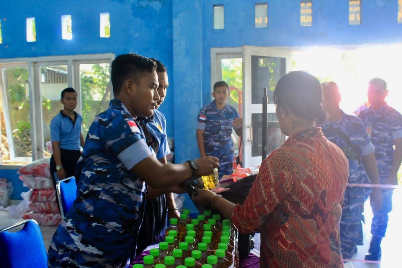 Lanud Saumlaki Gelar Bazar Murah Ramadhan