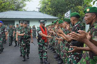 Kunjungi Kodim Malteng, Ini Yang Di Buat Kasdam Pattimura