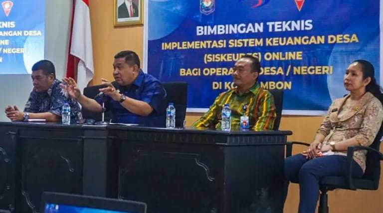 Pemkot Ambon Gelar Bimtek Sistem Keuangan Desa