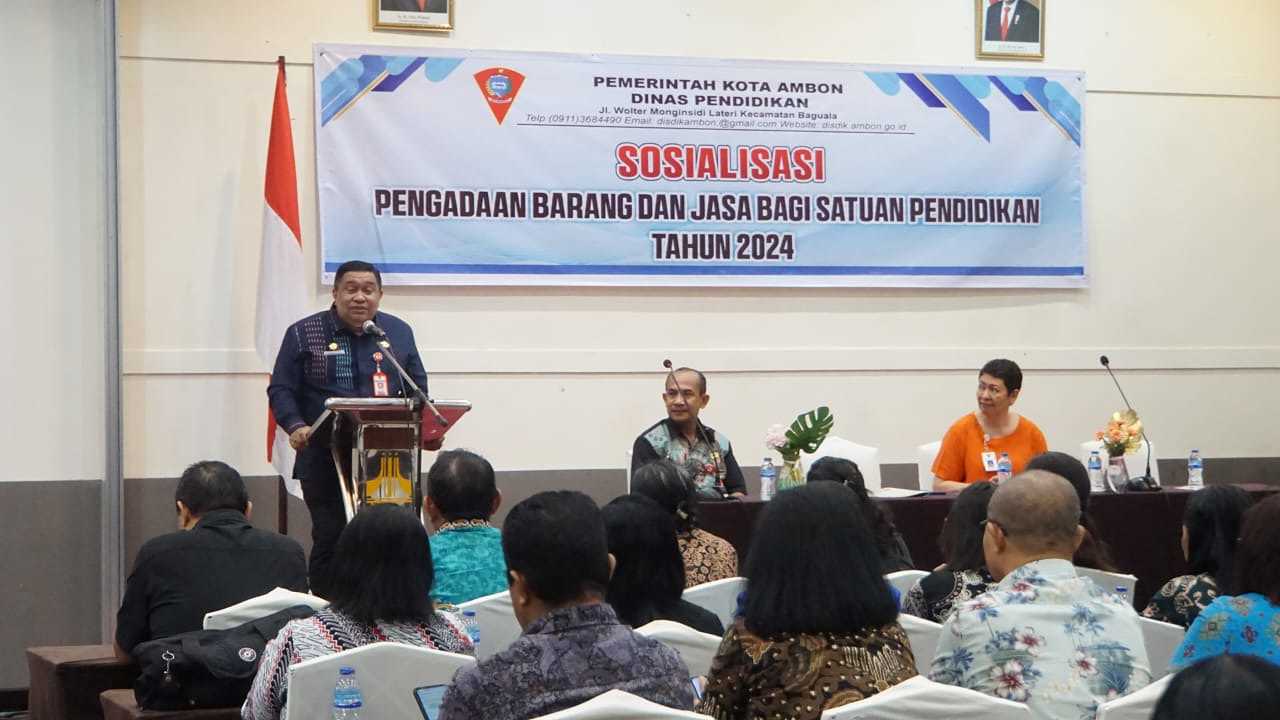 Dindik Gelar Sosialisasi PBJ Satuan Pendidikan 