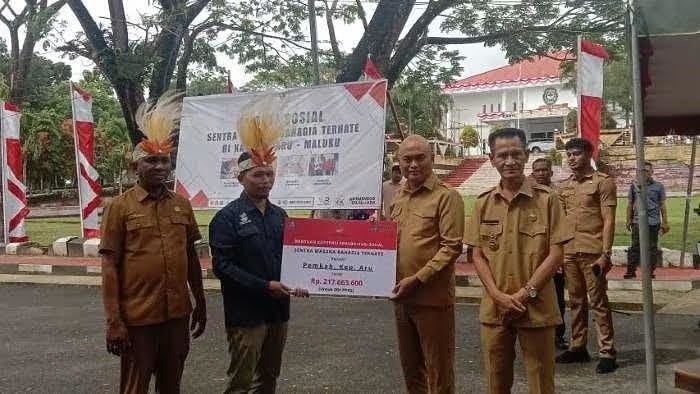 Bupati Kaidel Sambut Hangat Bhakti Sosial Sentra Wasana Bahagia Ternate di Aru