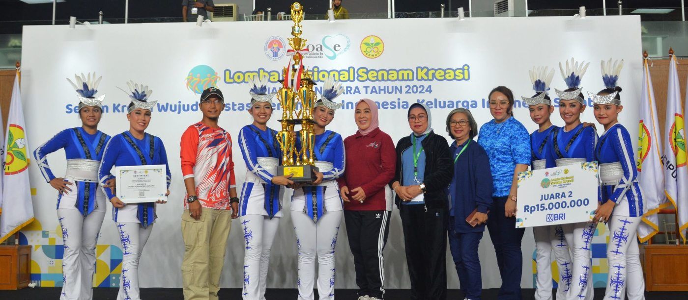 PERWOSI MALUKU JUARA 2 LOMBA SENAM KREASI PIALA IBU NEGARA 2024