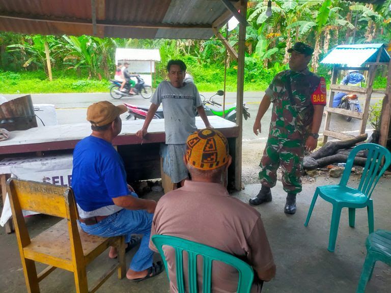 Kodim 1504/Ambon : Door To Door System Untuk Wujudkan Kamtibmas Di Wilayah, Ini Peran Koramil Jajarannya.