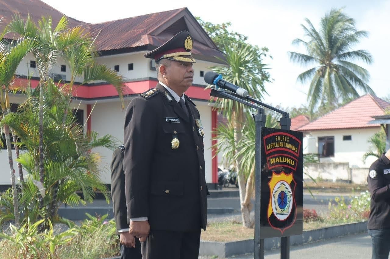 Peringati Hari Pahlawan ke-78, Polres Kepulauan Tanimbar gelar Upacara Bendera