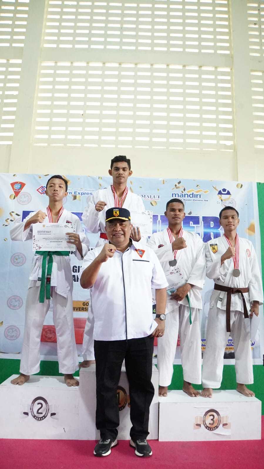 389 Atlit Karate Ikuti Kejuaraan INKANAS Maluku