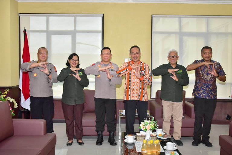 Kapolda Maluku Terima Kunjungan Silaturahmi Kepala BSP Maluku