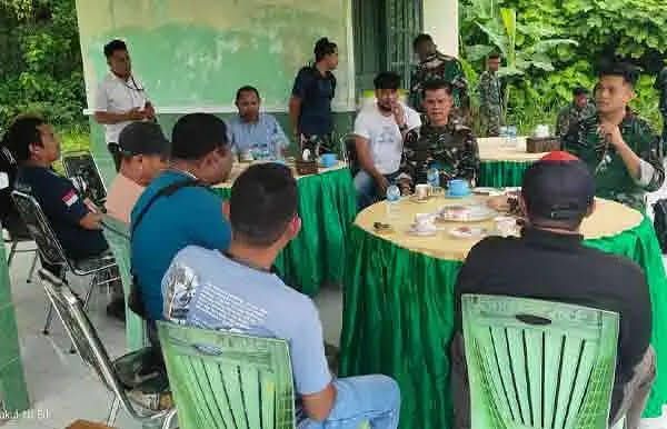 Coffee Morning bersama Insan Pers, Ini Harapan Danki Pan 735/Nawasena Dobo