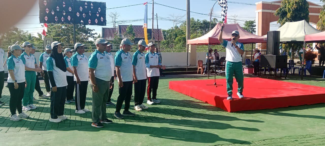 Peringati Harla Kejaksaan RI ke-80, Kejari Aru Gelar Kegiatan POR