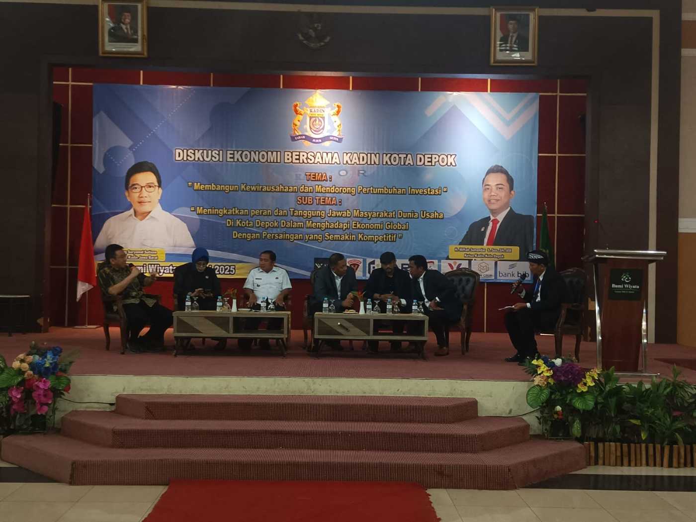 Kamar Dagang dan Industri (KADIN) Kota Depok menggelar Diskusi Ekonomi