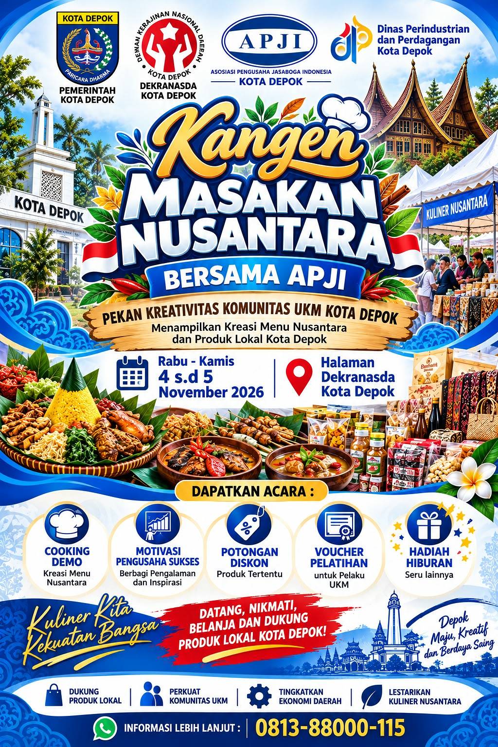 Kangen Masakan Nusantara Bersama APJI Kota Depok