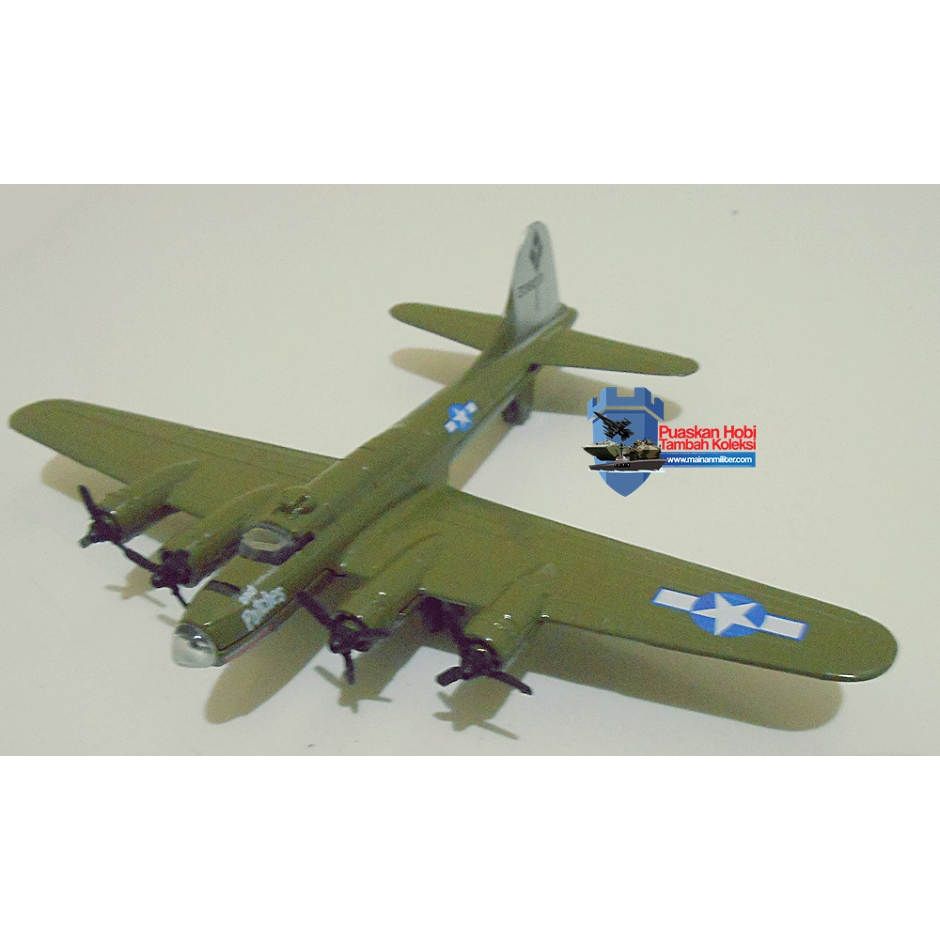 Miniatur Pesawat Militer Pembom B17 Flying Fortress