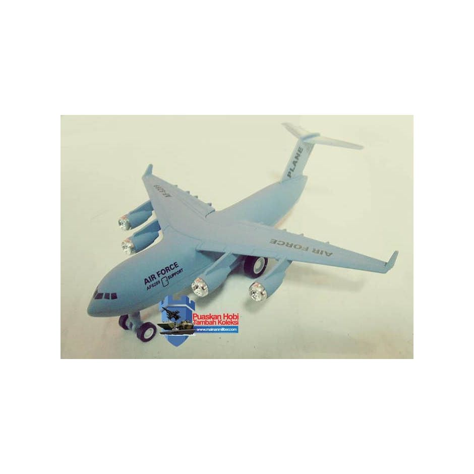 Miniatur Pesawat Pengangkut AS C-17 Globemaster Skala 1:500