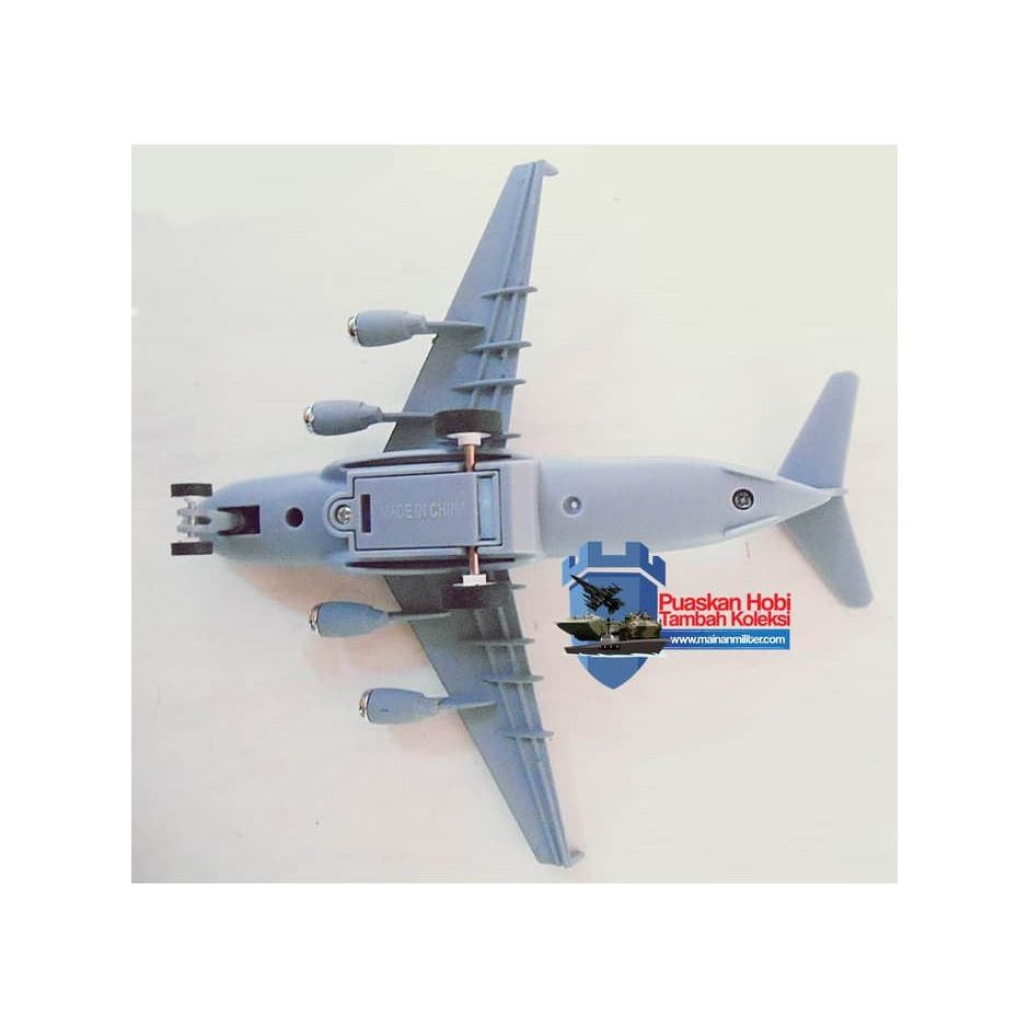 Miniatur Pesawat Pengangkut AS C-17 Globemaster Skala 1:500