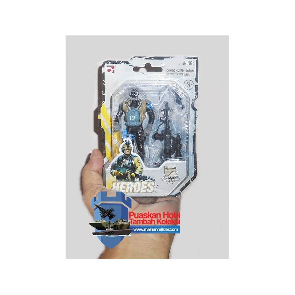 Miniatur Penyelam Skala 1:18 Chap Mei Single Pack