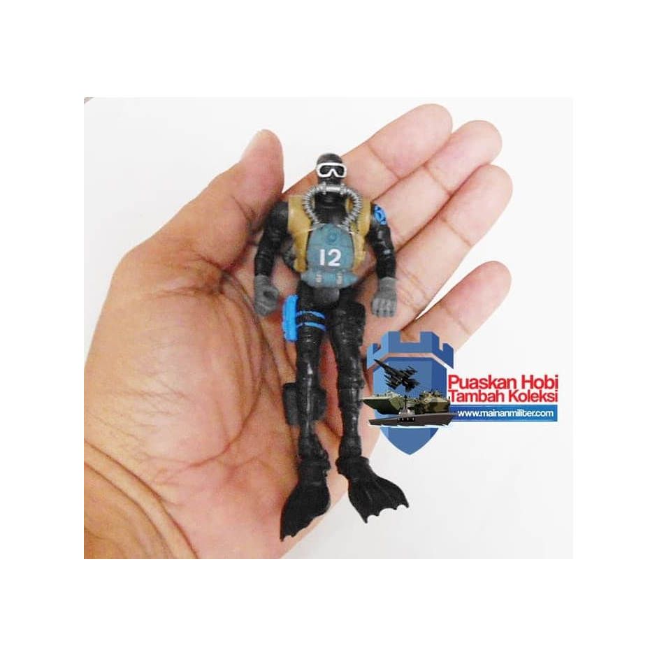 Miniatur Penyelam Skala 1:18 Chap Mei Single Pack
