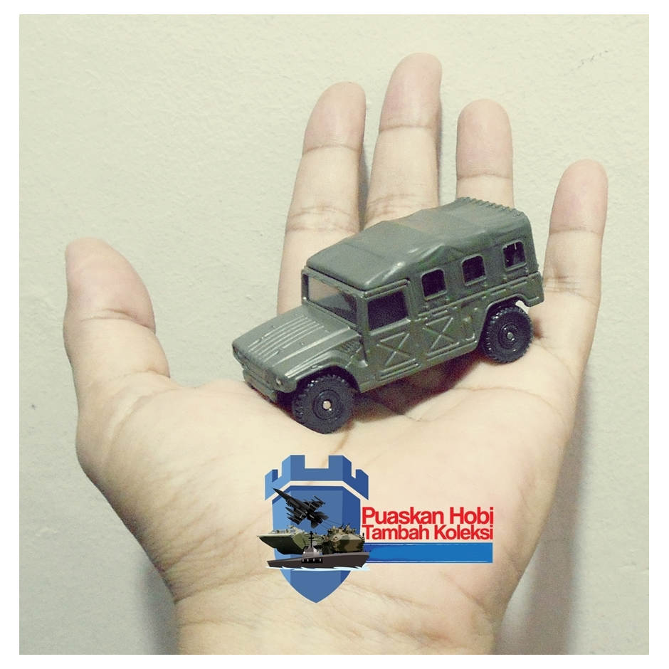 Diecast Jeep Militer Jepang JSDF High Mobility Vehicle Skala 1:70