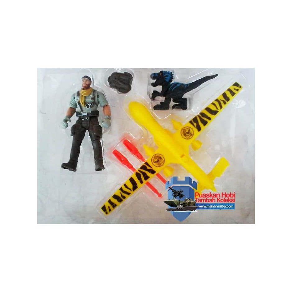 Action Figure Pilot Drone Dinosaurus Skala 1:18