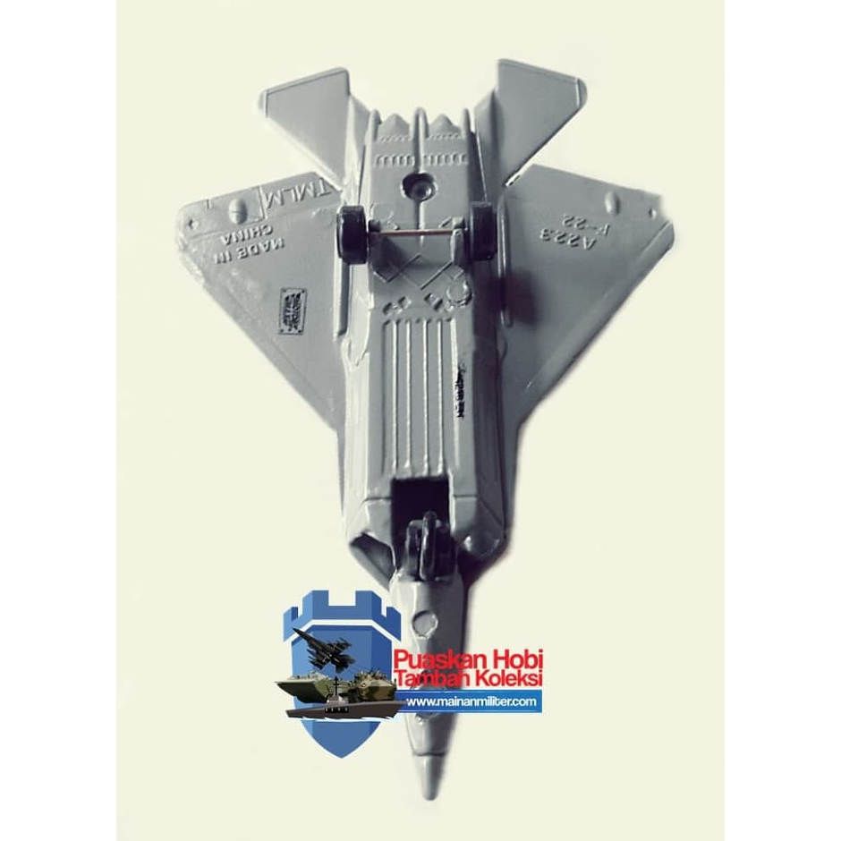 Replika Diecast Pesawat Tempur F-22 Raptor Medium