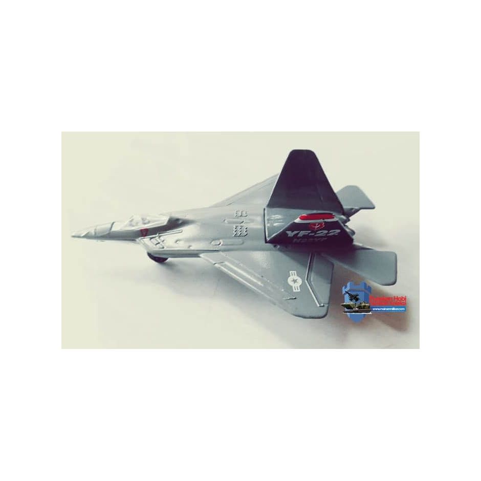 Replika Diecast Pesawat Tempur F-22 Raptor Medium